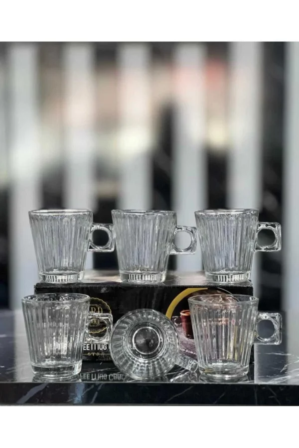 Krd Home Lima Coffe Mug Diamond 6'lı Bardak