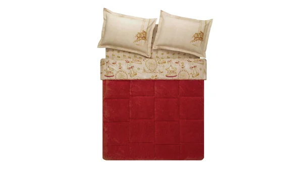 Puffy Cremon Threefy Set - Kırmızı Uyku Seti - Görsel 4
