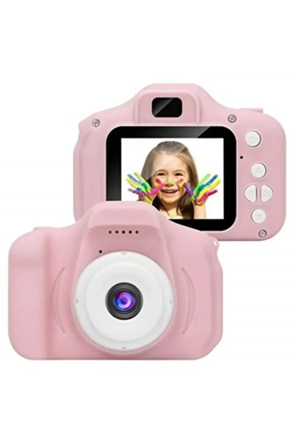Pembe Renk Mini 1080p Hd Çocuk Kamera Dijital Fotoğraf Makinesi 2.0 Inç Ekran - Görsel 2