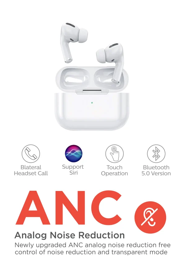 Trm-air4 Anc Özellikli Bluetooth Kulaklık Beyaz - Görsel 2