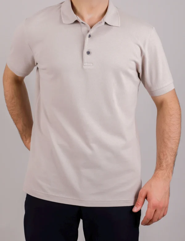 UMR Bej Renk Polo Yaka T-Shirt