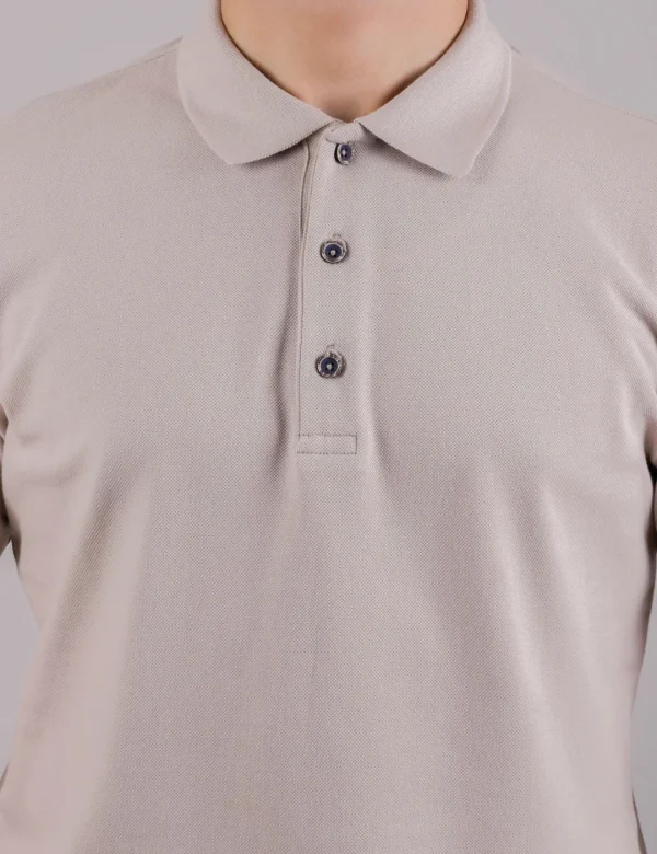 UMR Bej Renk Polo Yaka T-Shirt - Görsel 2