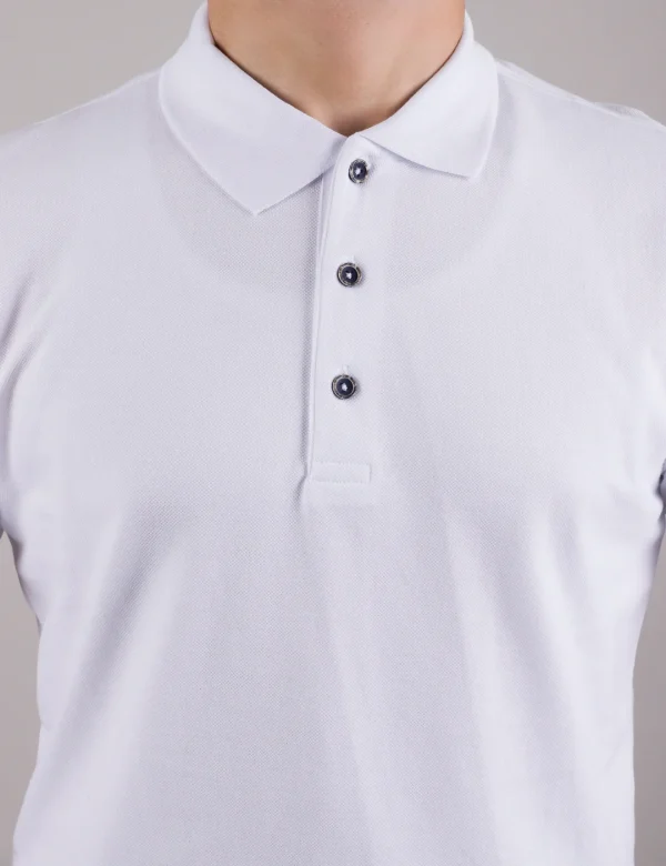 UMR Beyaz Renk Polo Yaka T-Shirt - Görsel 2