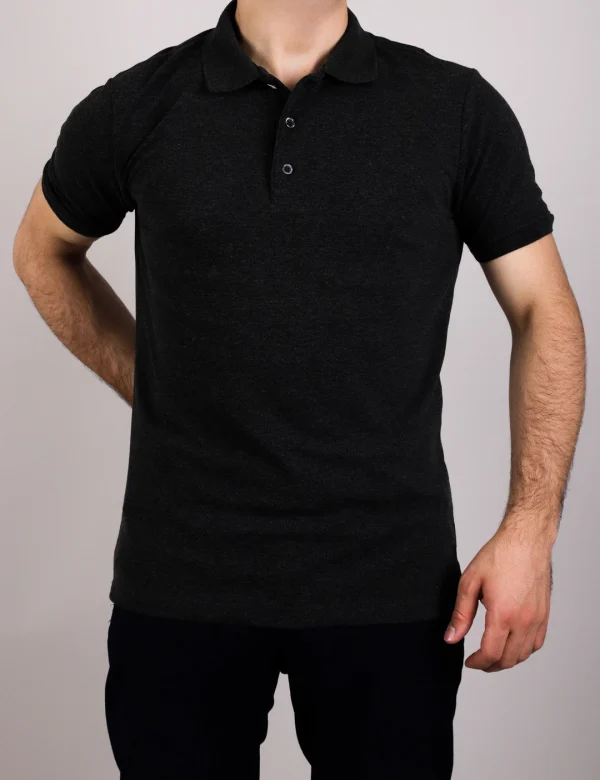 UMR Füme Renk Polo Yaka T-Shirt