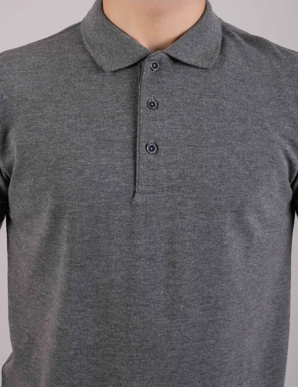 UMR Gri Renk Polo Yaka T-Shirt - Görsel 2