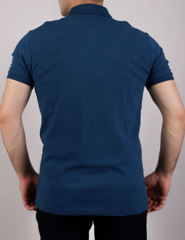 UMR İndigo Renk Polo Yaka T-Shirt - Görsel 3