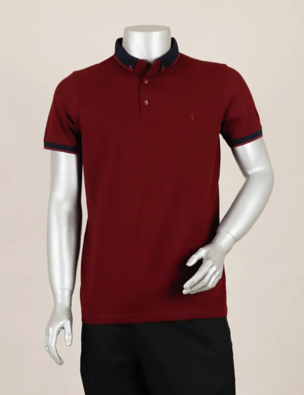 R-GERMEN Polo Yaka Kırmızı Renk T-shirt
