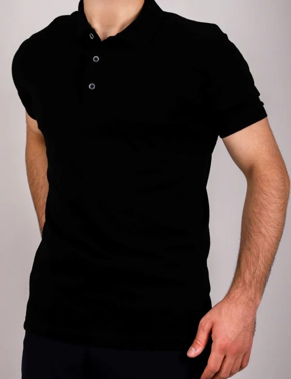 UMR Siyah Renk Polo Yaka T-Shirt