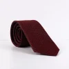 UMR Collection Dalga Desenli Bordo Kravat