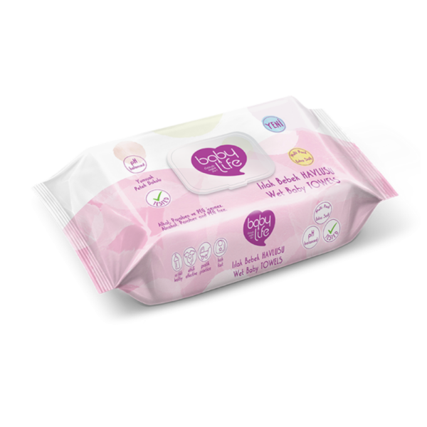 Baby Life Islak Havlu 80’li Kapaklı