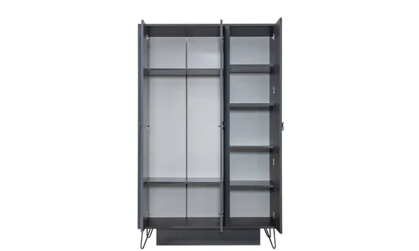 Henin Black Gardırop - Görsel 2