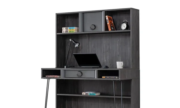 Henin Black Çalışma Masası - Görsel 2