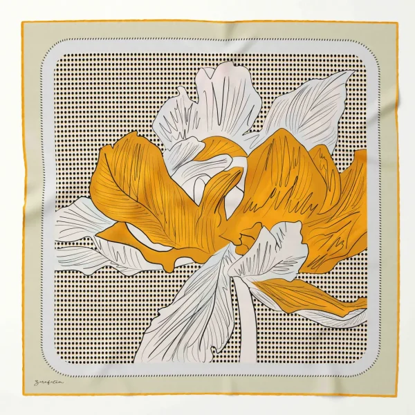 Zerafetim Twill İpek Lily Sarı