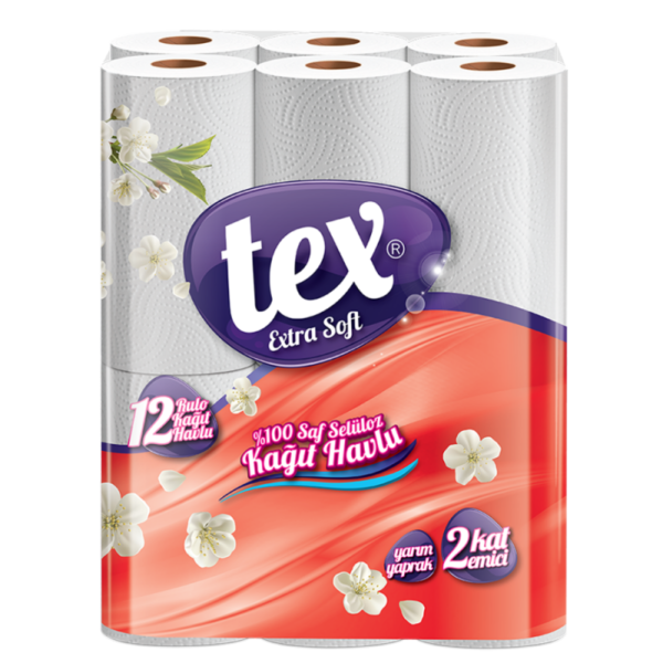 Tex Havlu Kağıt 12 Rulo (100 Yaprak)