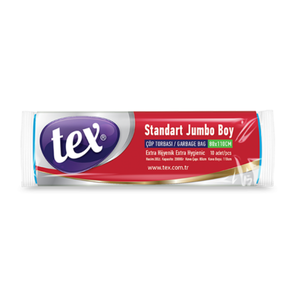Tex Jumbo Boy Çöp Torbası Mavi