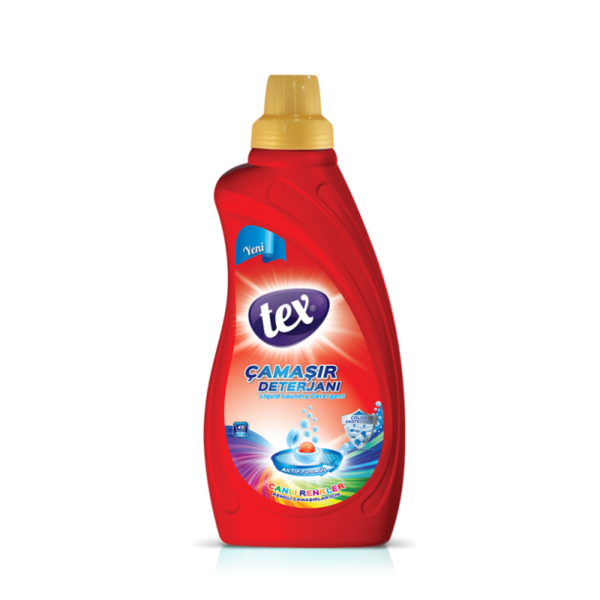 Tex Sıvı Çamaşır Deterjanı Canlı Renkler 1 lt