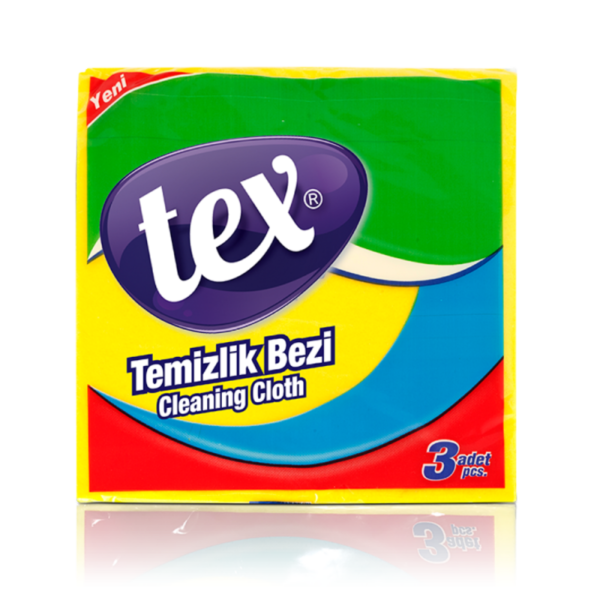 Standart 3’lü Sarı Temizlik Bezi 140 gr/m2 38*38 cm